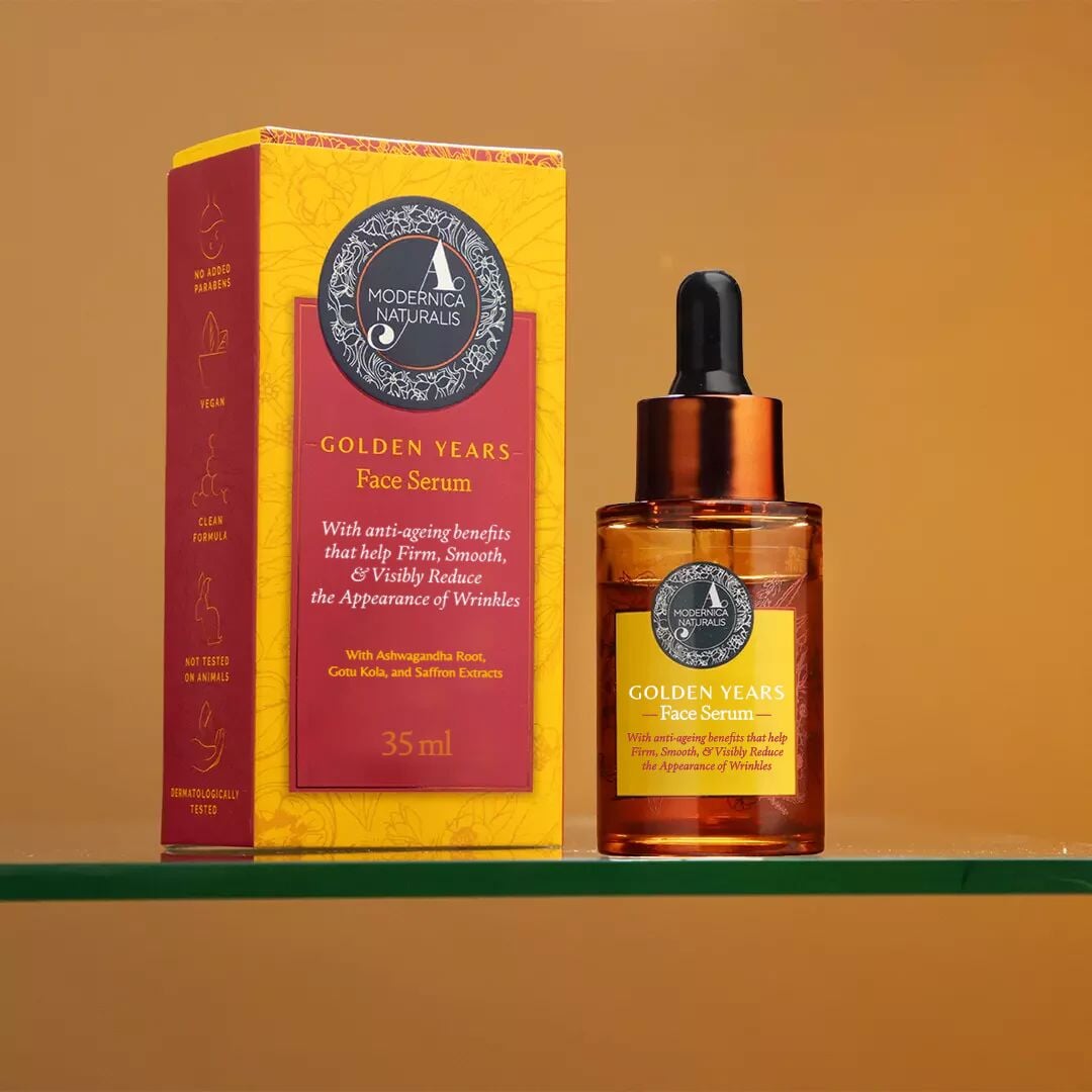 Golden Years - Face Serum For Age Spots, Clear Complexion & Unwrinkled-Appearance Face Serum A Modernica Naturalis 
