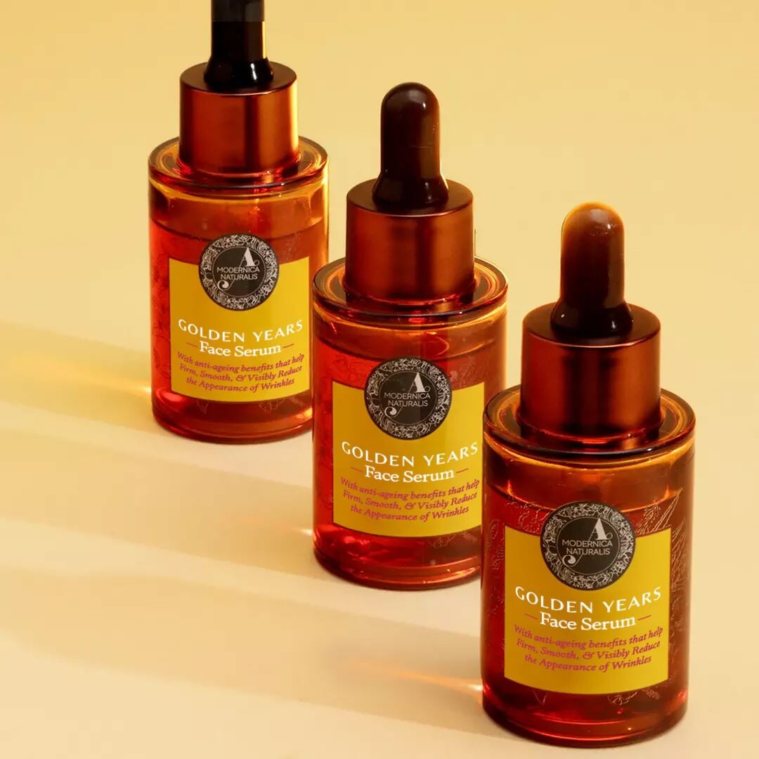 Golden Years - Face Serum For Age Spots, Clear Complexion & Unwrinkled-Appearance Face Serum A Modernica Naturalis 