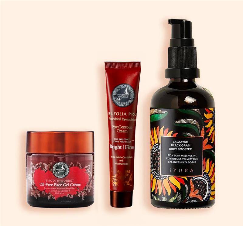 AyuCare Kit: 성숙하고 얇아지는 건성 피부를 위한 완벽한 키트, 프로와 함께